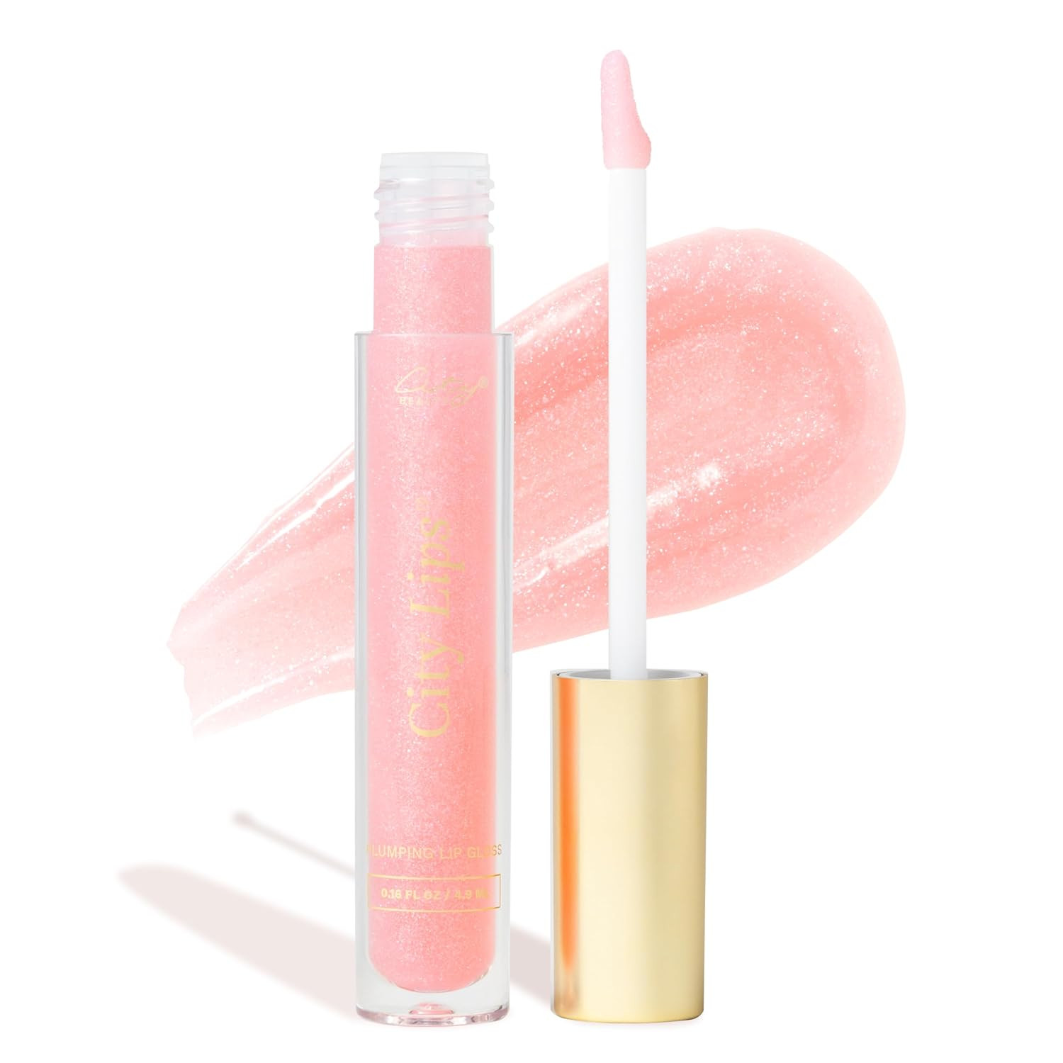 City Beauty City Lips Plumping Lip Gloss - High-Shine Gloss for Fuller, Younger-Looking Lips | Hy... | Amazon (US)