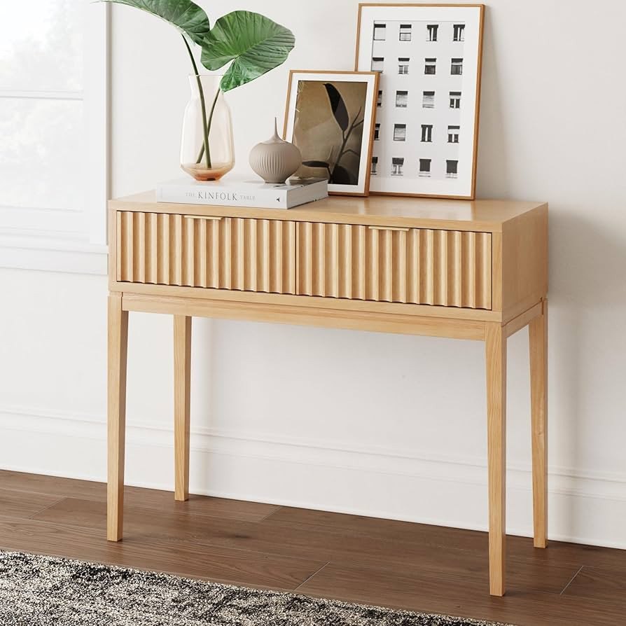 Nathan James Jasper Wood Accent Storage Console Sofa Table, for Entryway, Hallway or Living Room,... | Amazon (US)