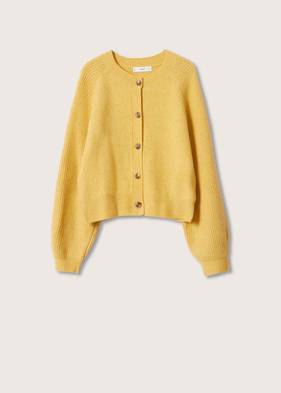 Button knit cardigan | MANGO (UK)