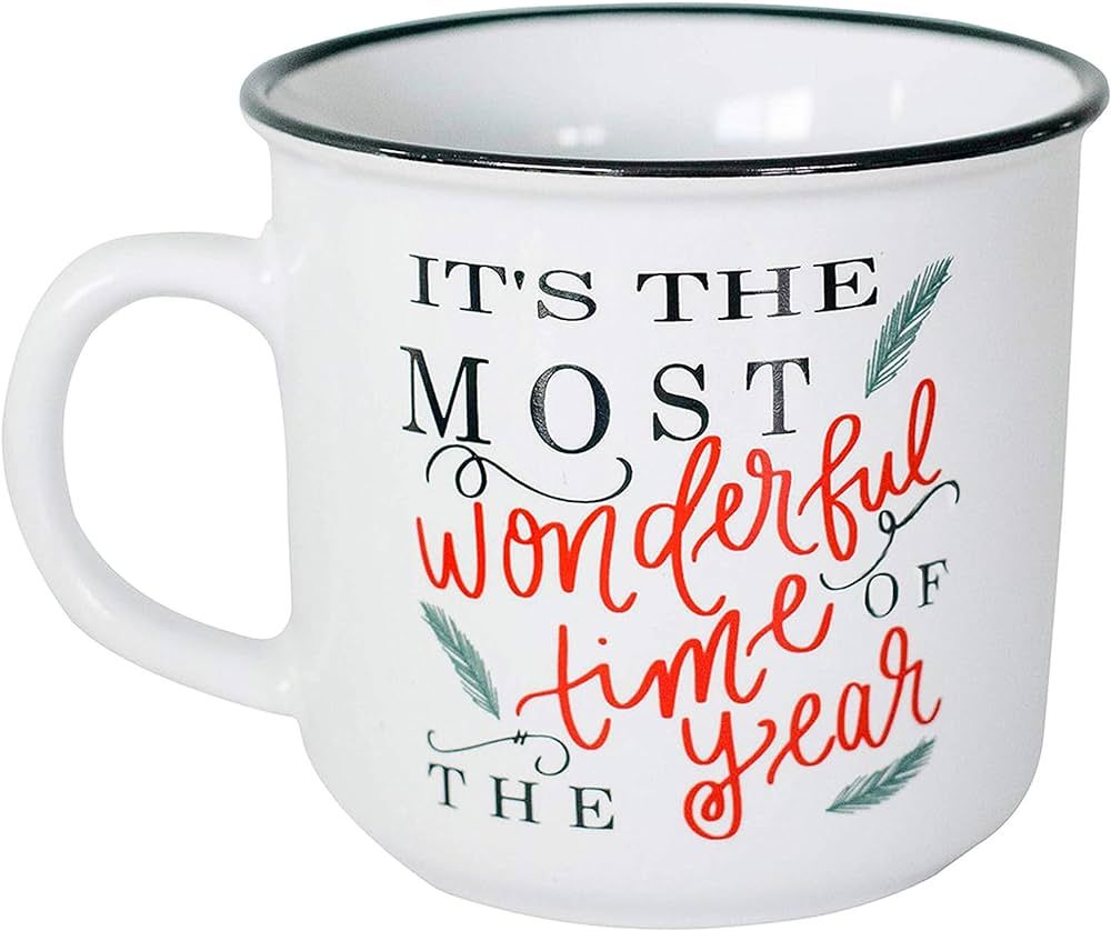 Sweet Water Decor Christmas Coffee Mug | 16oz Campfire Style Ceramic Mug | Seasonal Christmas Mug... | Amazon (US)
