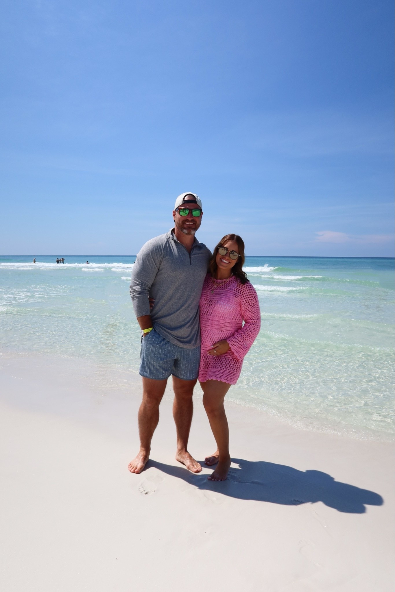 Wearing an xs in this pink coverup (runs big)- mine is from show me your mumu, but linked a similar options from Amazon as well that’s on sale for Prime Days. Both options come in lots of different colors! My swimsuit is also linked- one of my favorite one pieces hands down! Currently 26 weeks pregnant for reference. 

Resort wear || vacation looks || beach day || maternity swim || maternity outfits || bump friendly || summer outfits || summer vacation

#LTKSwim #LTKBump #LTKSeasonal