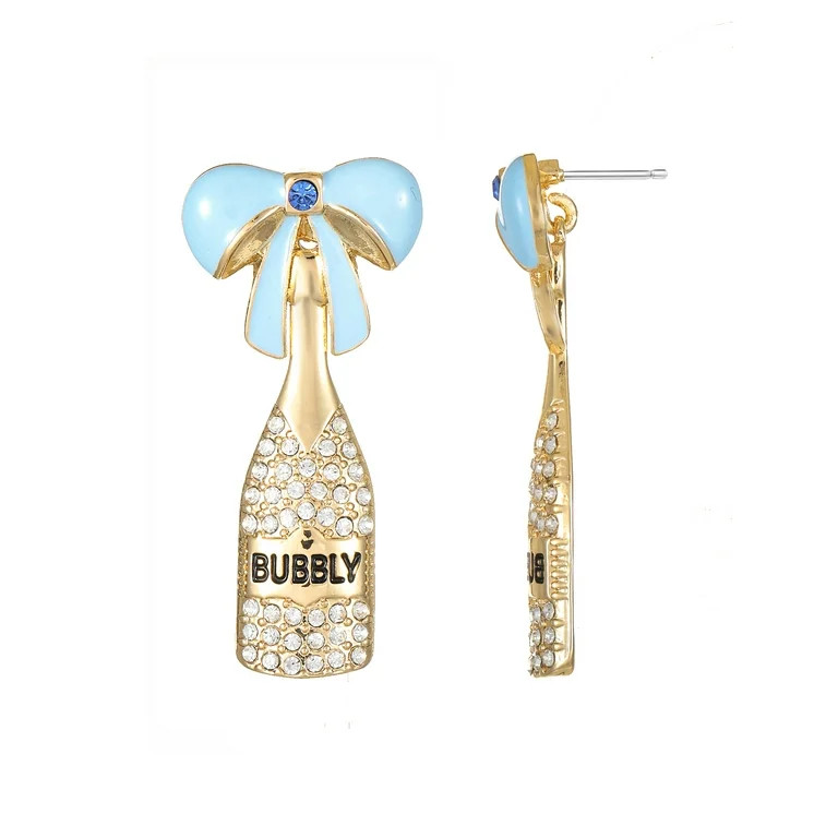 Packed Party Bubbly Blue Earrings, 1 Pair | Walmart (US)