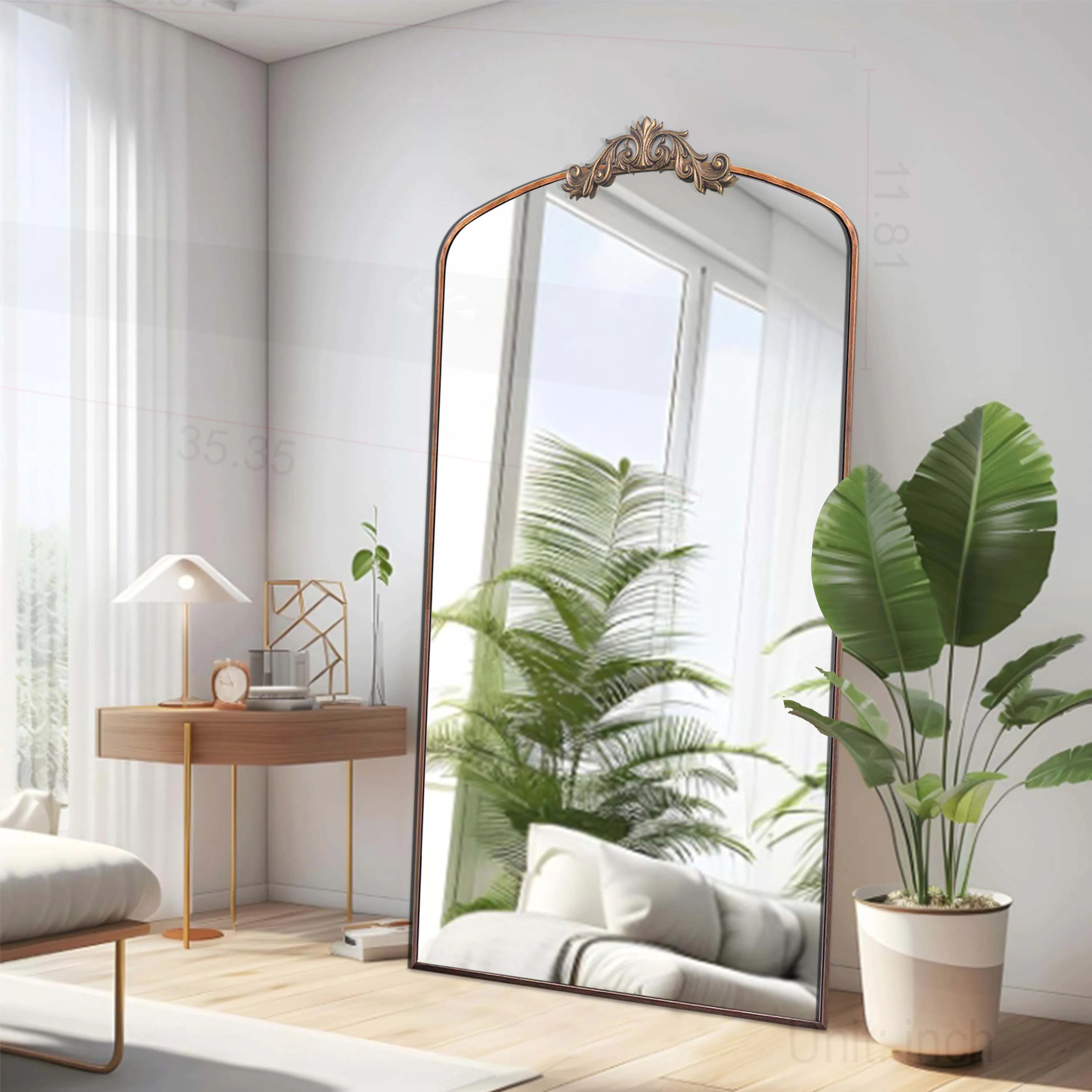 Metal Framed Full Length Mirror | Wayfair North America