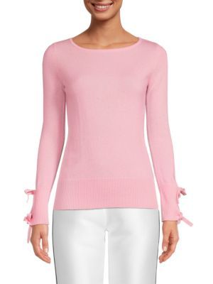 Tied Cuff Cashmere Sweater | Saks Fifth Avenue OFF 5TH
