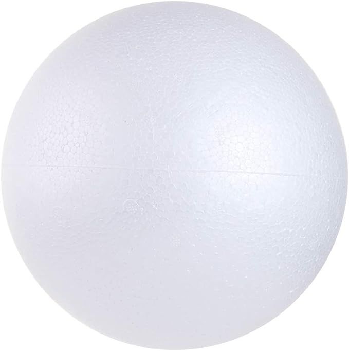 CCINEE 1PCS 7.9 Inch White Foam Balls Round Craft Foam Balls for Art, Craft, Household, School Pr... | Amazon (US)