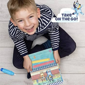 Horizon Group USA Bluey Aqua Art - Reusable Water Reveal Activity Pages With Water Pen for No-Mes... | Amazon (US)