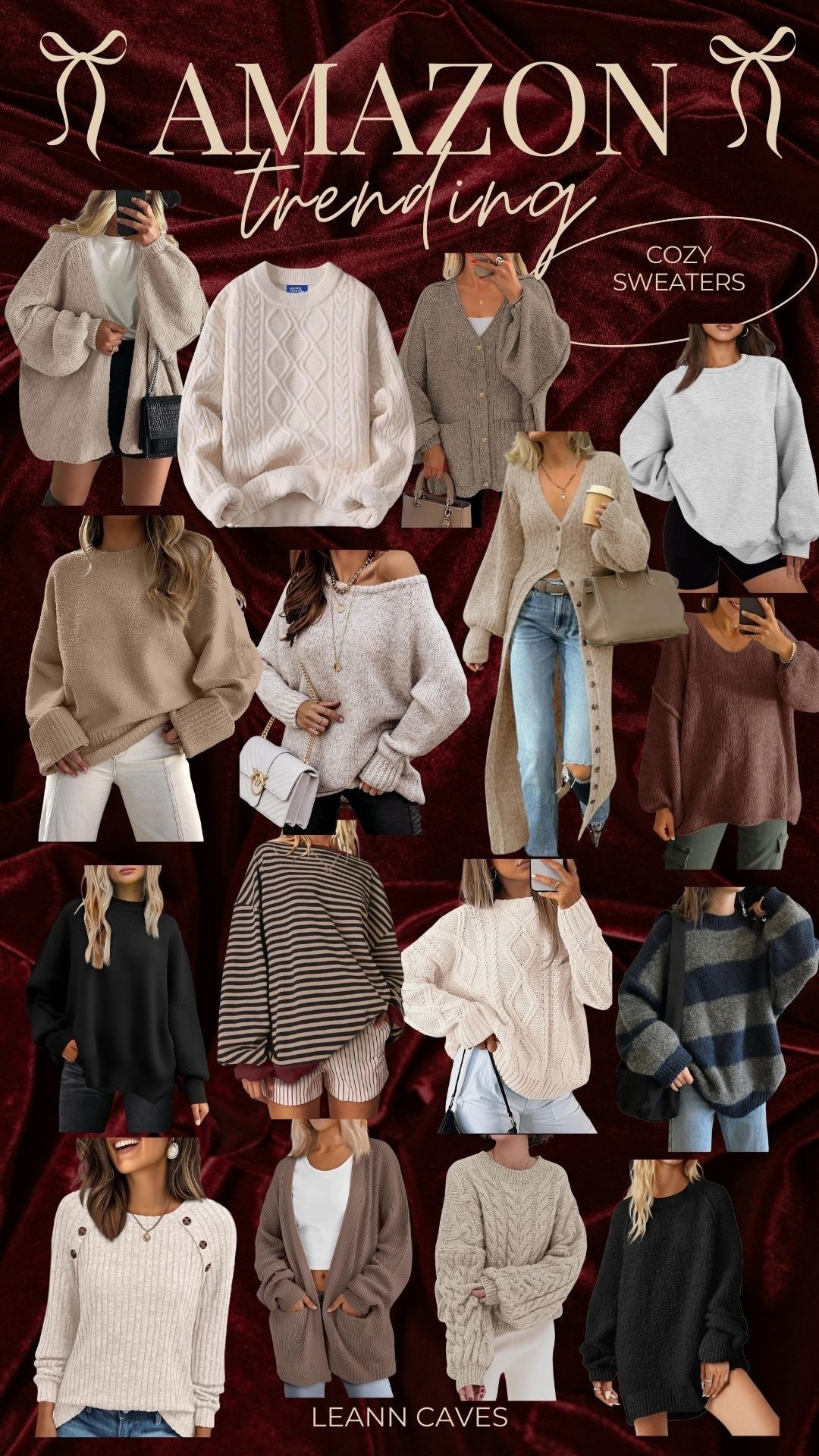 cozy amazon sweaters ☁️🤍 any of these would make for the perfect gift for the girl who loves fashion & clothes! 

#LTKFindsUnder50