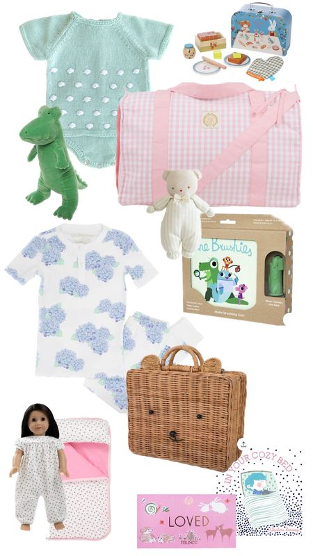 Sleepover fun for littles- sleeping bags for your doll, duffle bags, games, kids toothbrush, books, pajamas, stuffies and more 

#LTKFamily #LTKBaby #LTKKids