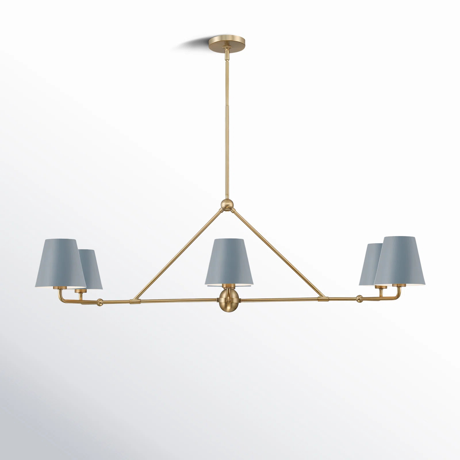 Kinston 6 - Light Dimmable Modern Linear Chandelier | Wayfair North America