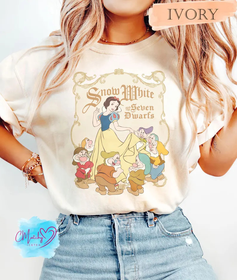 Vintage Disney Snow White shirt, Princess Snow White Shirt, Disney Princess Shirt, Disney Family ... | Etsy (US)