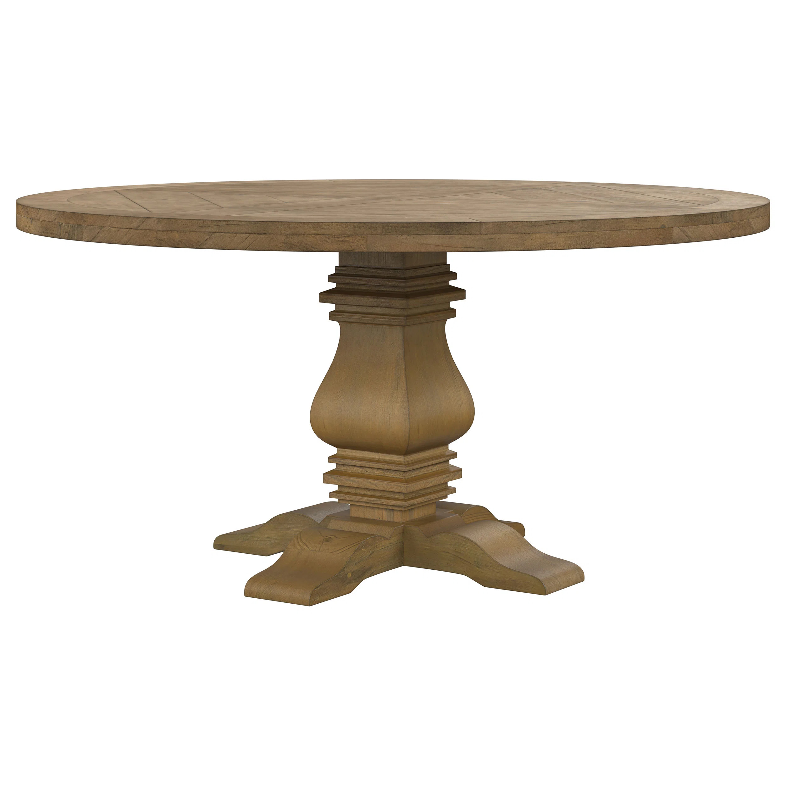 Morriston Round 60-inch Wood Dining Table Rustic Honey | Wayfair North America