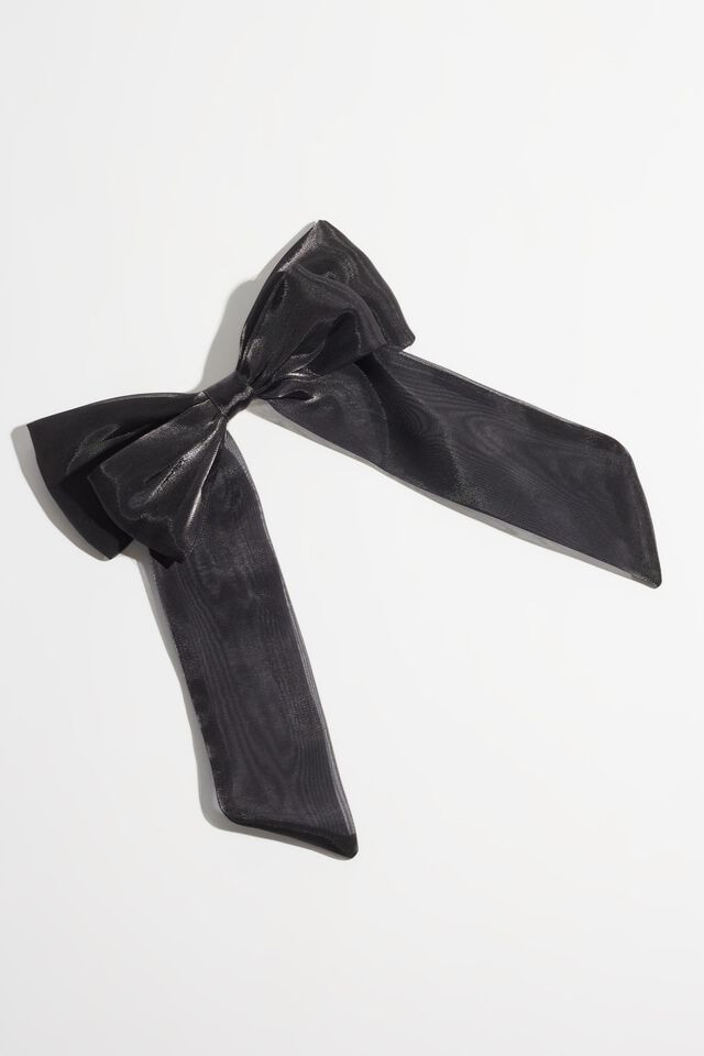 Oversized Organza Bow Hair Clip | Dynamite Clothing