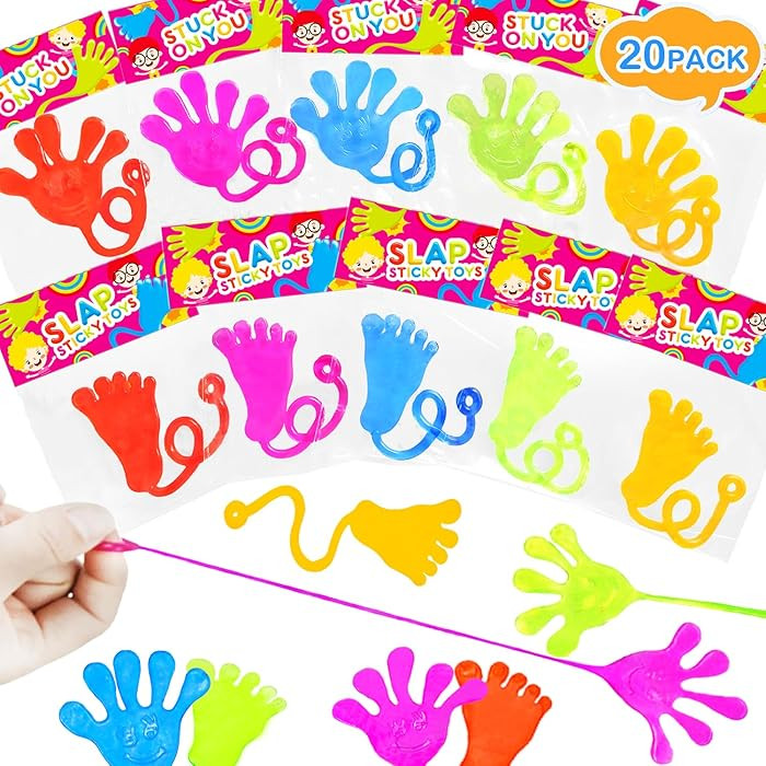 Easter Eggs Fillers for Toddlers,Large Sticky Hands Party Favors Supplies for Kids (20 PCS),Birth... | Amazon (US)