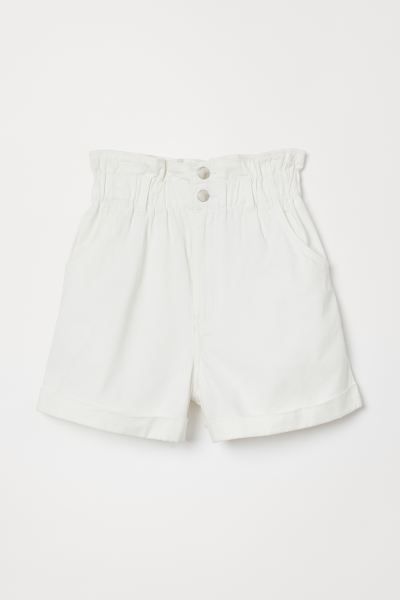 Cotton Paper-bag Shorts | H&M (US + CA)