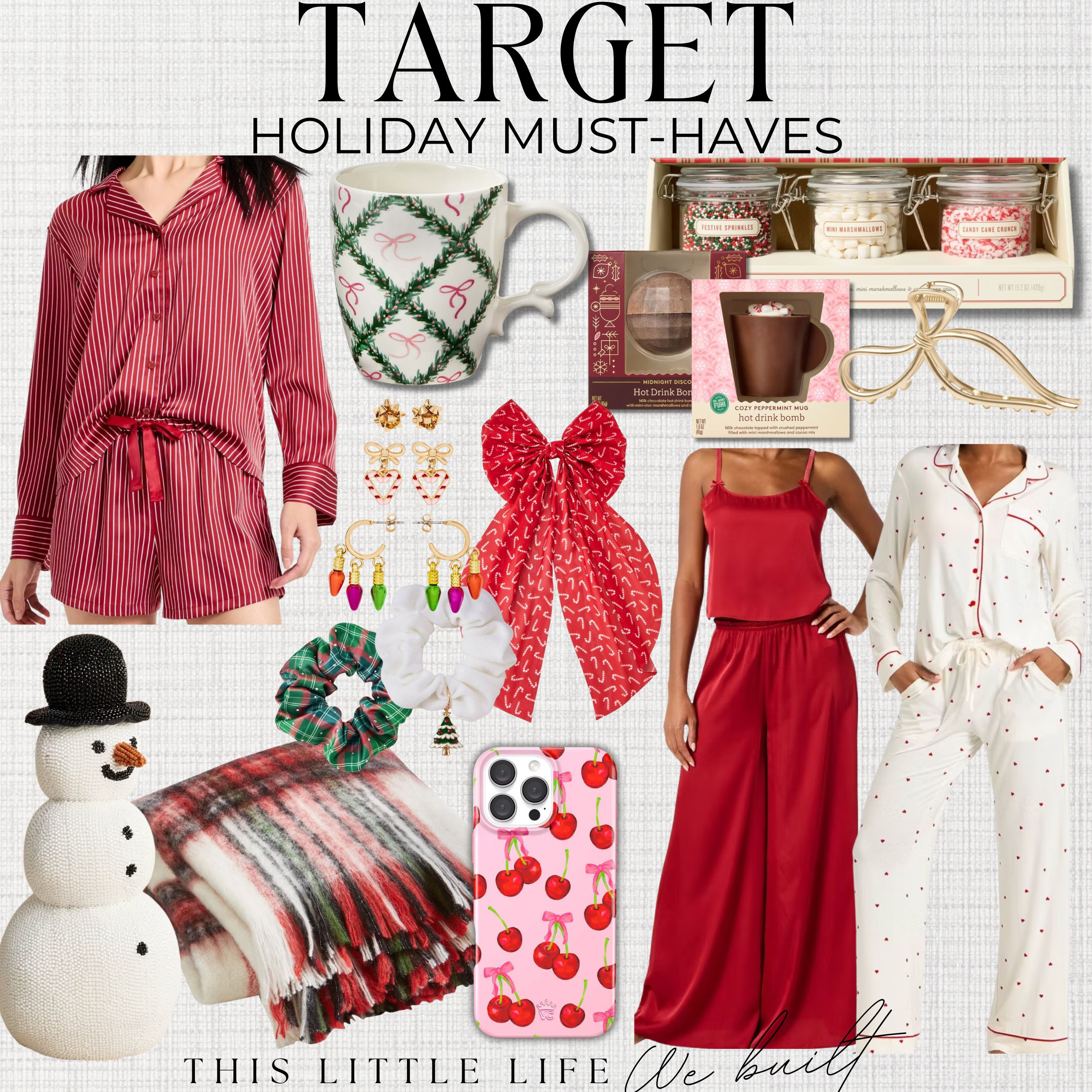 Holiday Must-Haves from Target!
Target Holiday / Target Home / Holiday PJ's / Holiday Decor / Holiday Gifts / Holiday Stocking Stuffers / Holiday Blankets / Christmas Jewelry / Christmas Hair Accessories / Christmas Mugs /  

 #LTKHoliday #LTKSeasonal #LTKHome