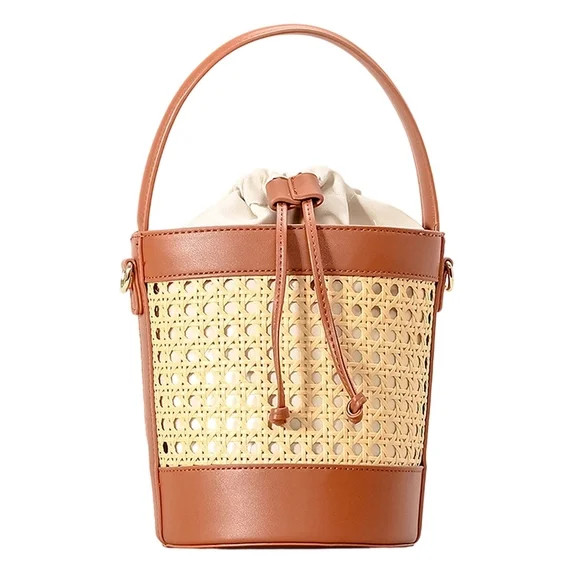 Handwoven String For Beach Holiday Hollow Tote With Shoulder Crossbody Style | Walmart (US)
