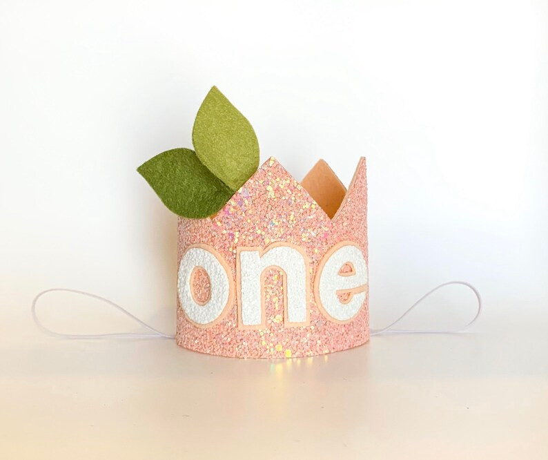 Sweet As A Peach Birthday Crown, Pink Peach 1st Birthday Crown, Southern Peach, Our Little Peach ... | Etsy (US)