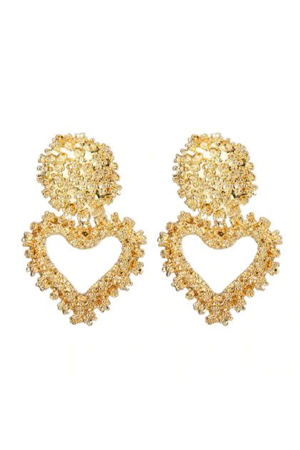 Venetian Earrings- Heart Shaped | The Styled Collection