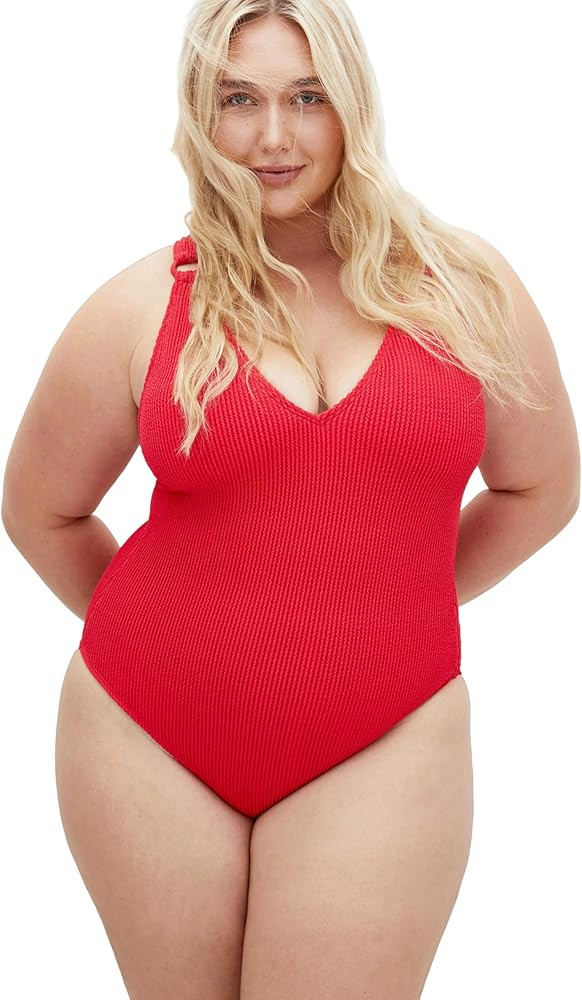 City Chic Women's Plus Size 1 Piece Swimsuit - Avalon | Amazon (US)