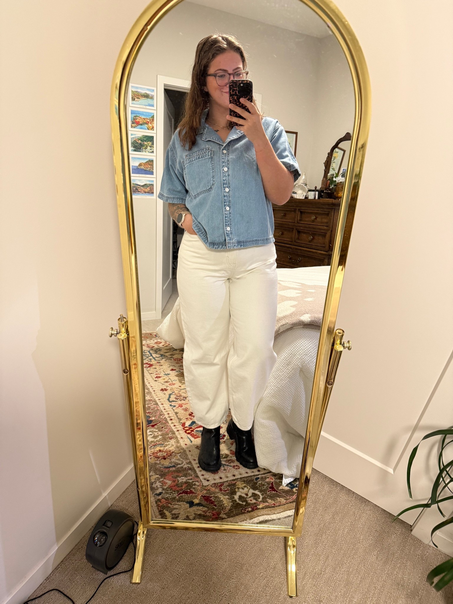 OOTD!! Wore this to a conference for work. Super comfy and adorable! All products (including my phone case) are linked!! 

#LTKStyleTip #LTKFindsUnder50 #LTKWorkwear