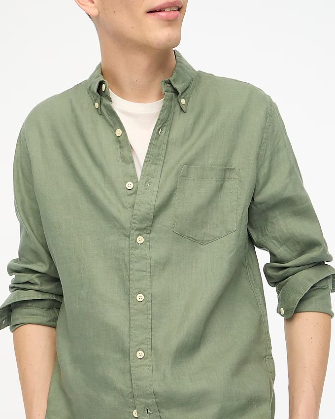 Linen-cotton shirt | J.Crew Factory