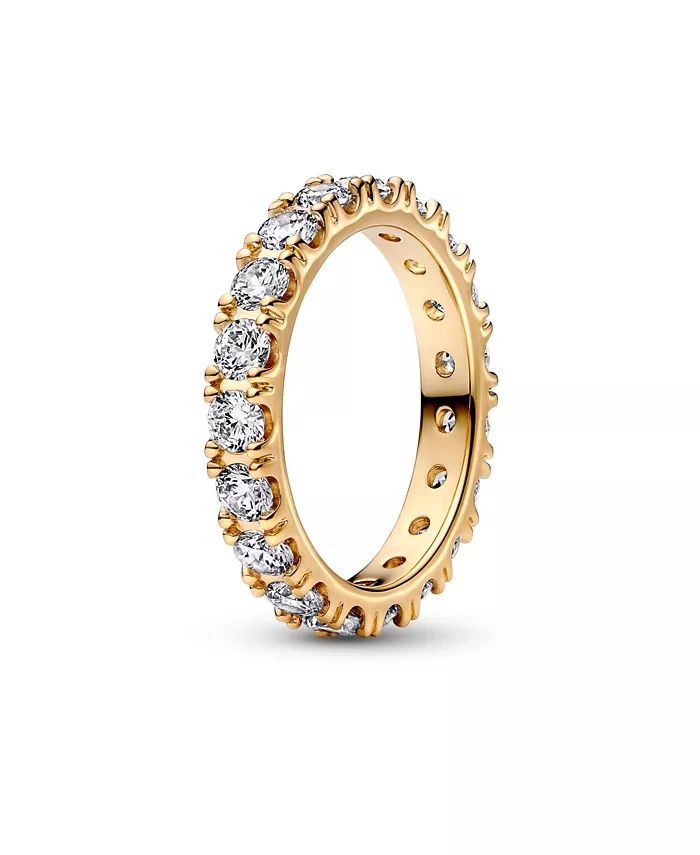 Cubic Zirconia Timeless Sparkling Row Eternity Ring | Macy's