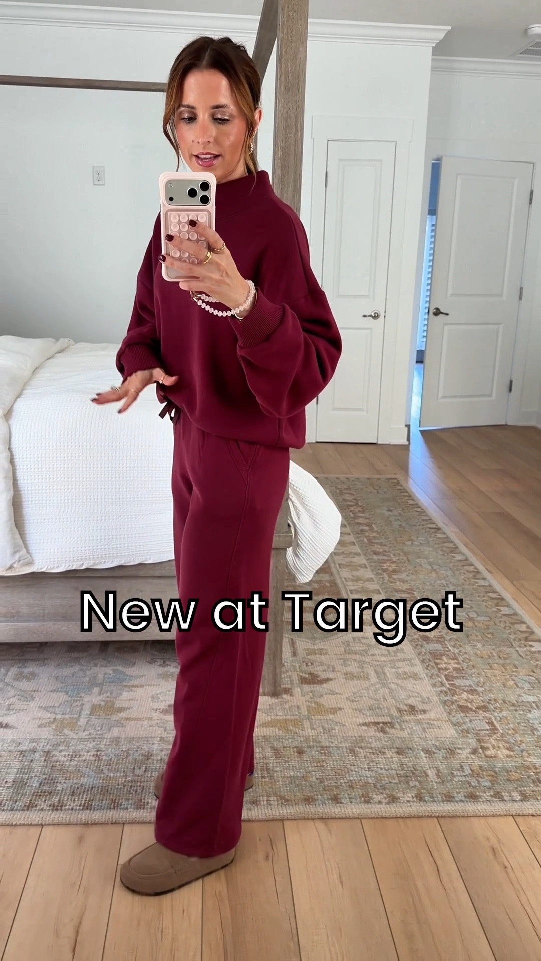 New fall arrivals from Target! Fall outfits. Fall style. Casual outfits. Mom outfits. Matching sweatpant set for lounge, travel, and everyday! Wearing XXS in both. Mockneck sweatshirt would be cute with leggings, too. 
#LTKgrwm #LTKootd #LTKPetite

#LTKTravel