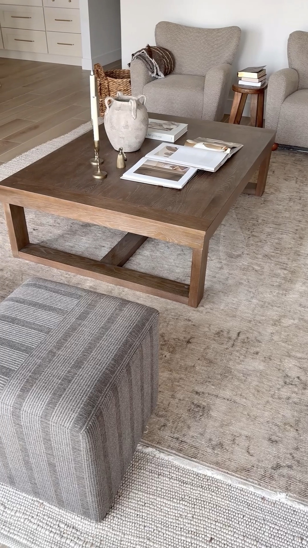 If your coffee table is too small it can make your whole room feel unbalanced. This oversized coffee table fills the space and makes a beautiful focal point for styling! 

Modern Organic | Home Decor | Neutral Decor | Console Design | Interior Decor | Home Styling | Design Tips
•
•
🤎 Share and follow House.on.TeelHill for more home design and styling! 
•
#homedesign #homeinspiration #homestyling #livingroomdesign #livingroomstyling #transitionalstyle #transitionaldesign #transitionaldecor #interiorstyling #interiordesign #interiorsforall #interiors123 #neutrals #neutraldesign #neutralstyling #greenery #homeaesthetics #ａｅｓｔｈｅｔｉｃｓ #handmademodernhome #modernorganic #amazonhome #homedecor #amazonhomefinds #decorfinds #organicmodernhome #springdecor #designtips #ltkhome #springgreenery #coffeetable

#LTKHome #LTKSeasonal #LTKSaleAlert