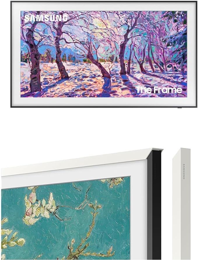 Samsung The Frame 55” TV with White Bezel | Amazon (US)