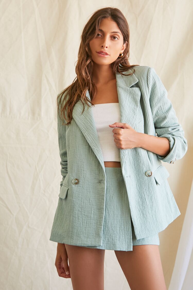 Ribbed Notched Blazer | Forever 21 (US)