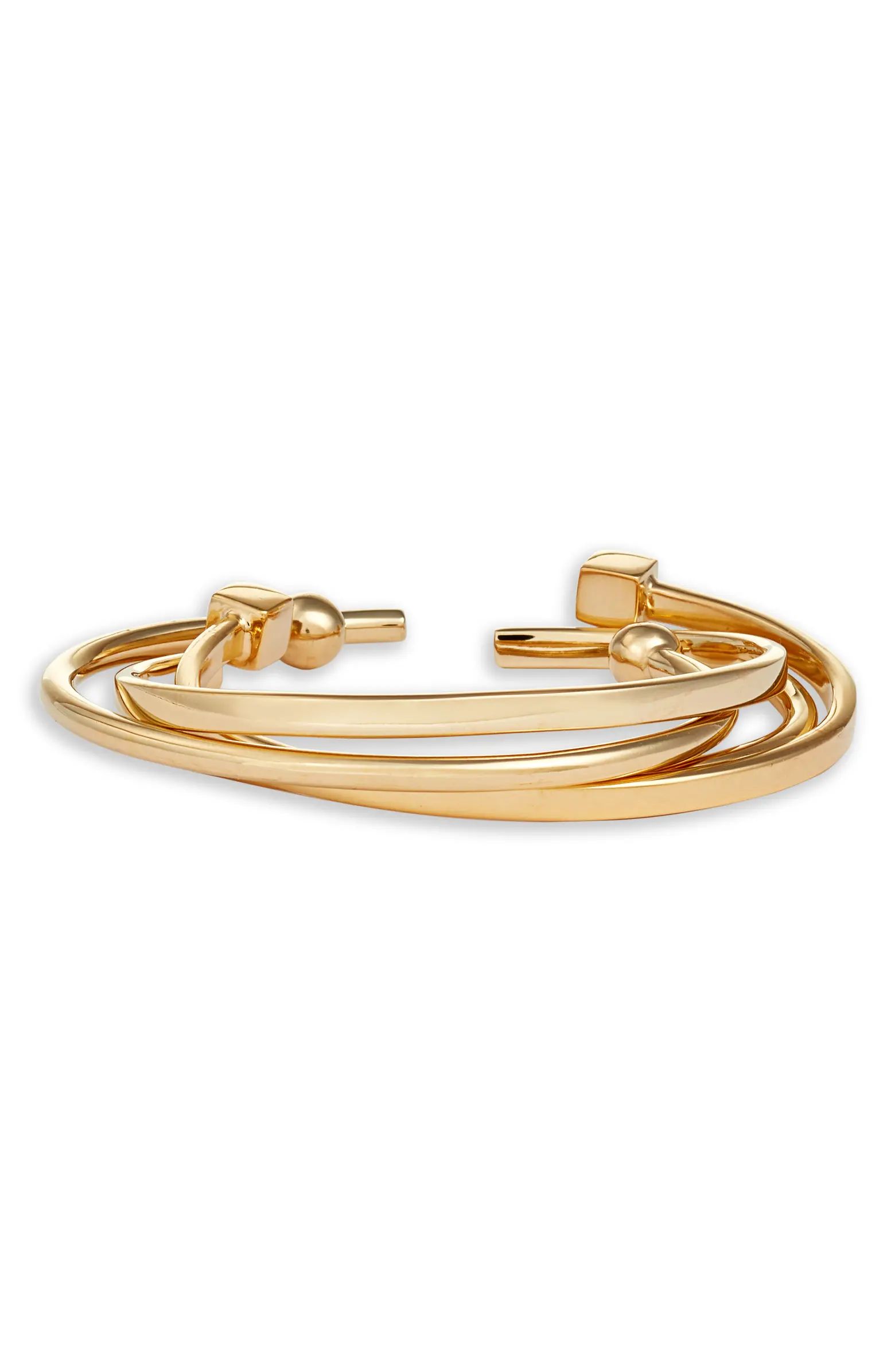 SOKO Set of 4 Mixed Shapes Stacking Cuffs | Nordstrom | Nordstrom