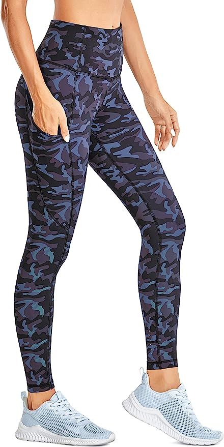 CRZ YOGA Women's Naked Feeling High Waisted Yoga Pants with Pockets Workout Leggings Camo - 25 In... | Amazon (US)