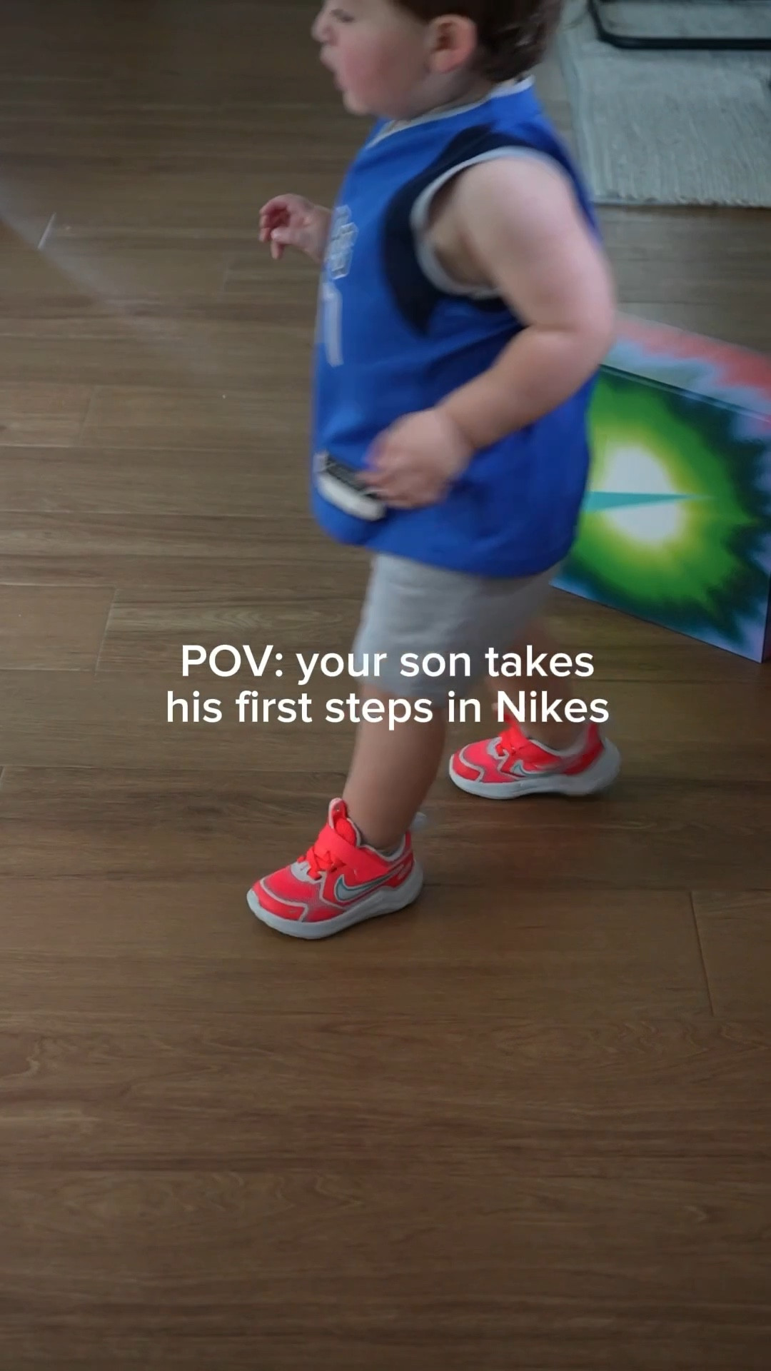 POV: his first steps were in a pair of Nikes 💯 @nike #teamnike #ad

#LTKFamily #LTKKids #LTKActive