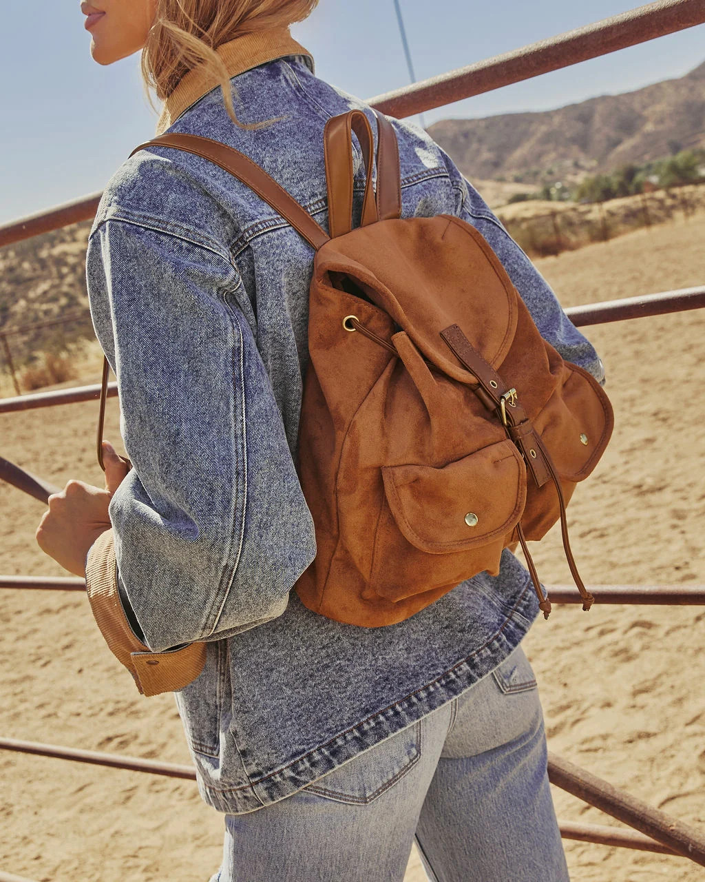 Serena Faux Suede Backpack | VICI