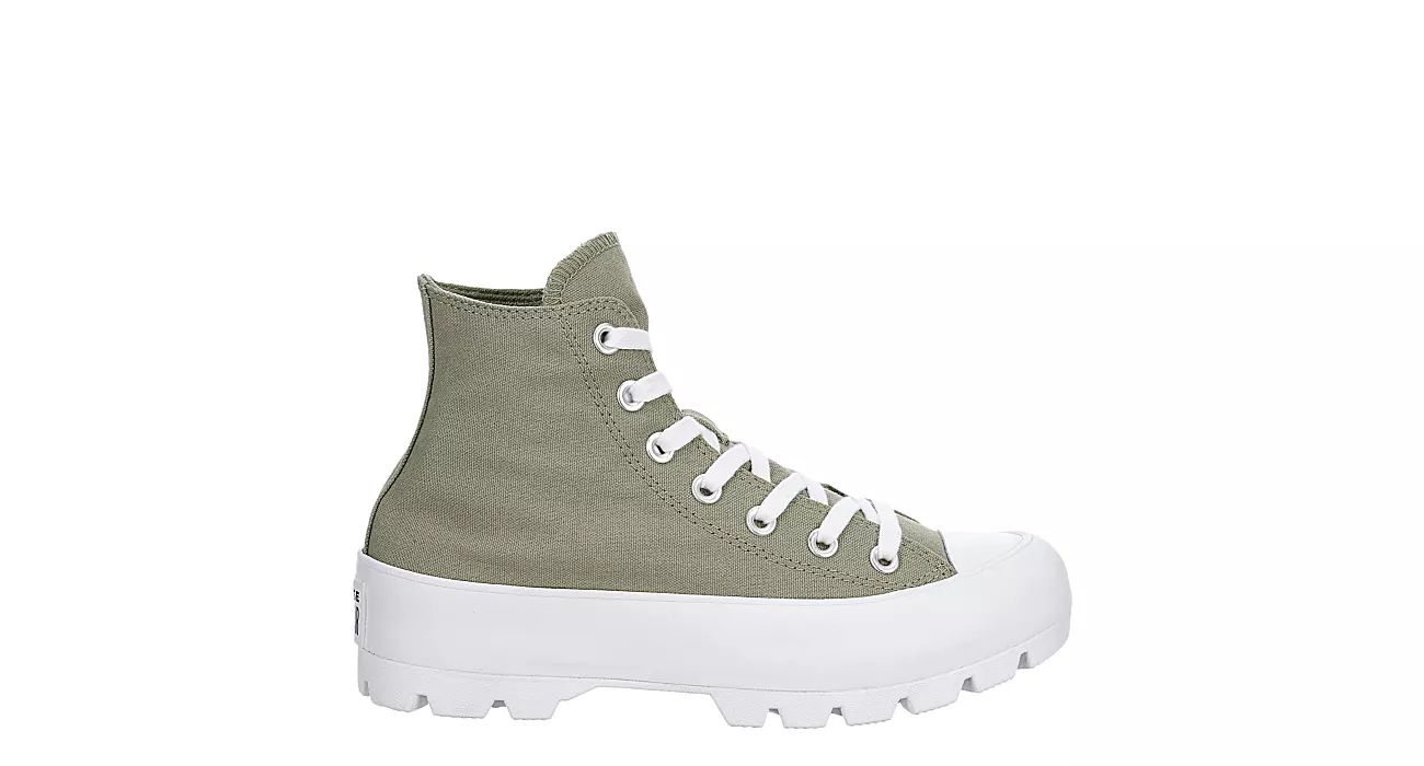 Converse Womens Chuck Taylor All Star Lugged High Top Sneaker - Olive | Rack Room Shoes