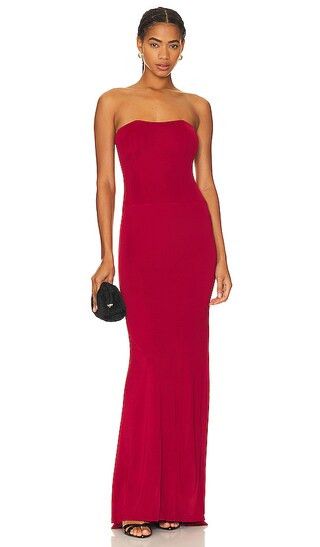 Chiara Corset Gown | Red Gown | Red Strapless Gown | Red Strapless Dress | Winter Fall Gown Gowns | Revolve Clothing (Global)