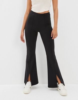 AE The Everything Highest Waist Slit Flare Legging | American Eagle Outfitters (US & CA)