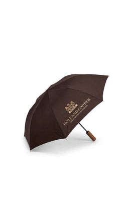 Mini HC Umbrella (Chocolate) | Holland Cooper