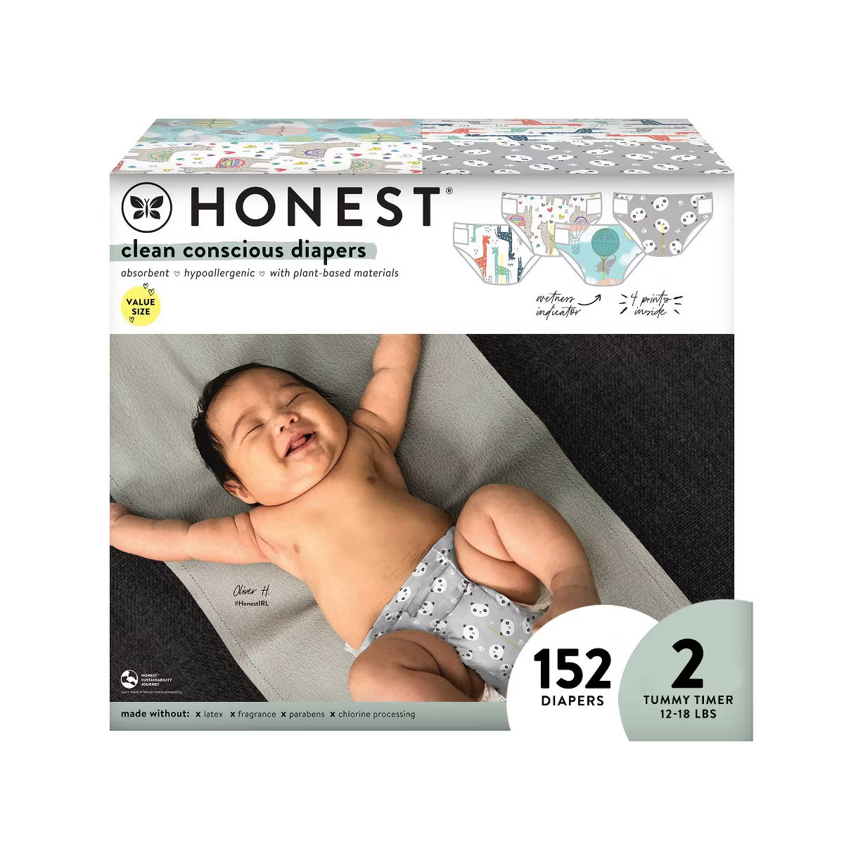 The Honest Company Clean Conscious Disposable Diapers - (Select Size and Pattern) | Target