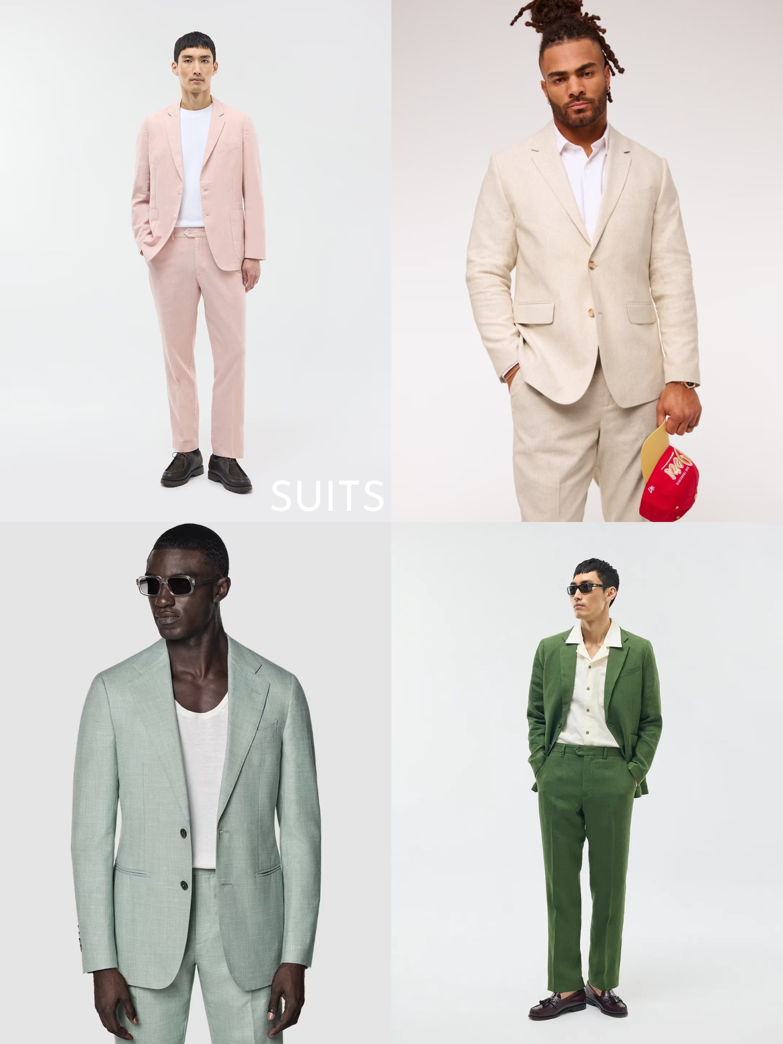 Summer wedding guest attire for men-suits 