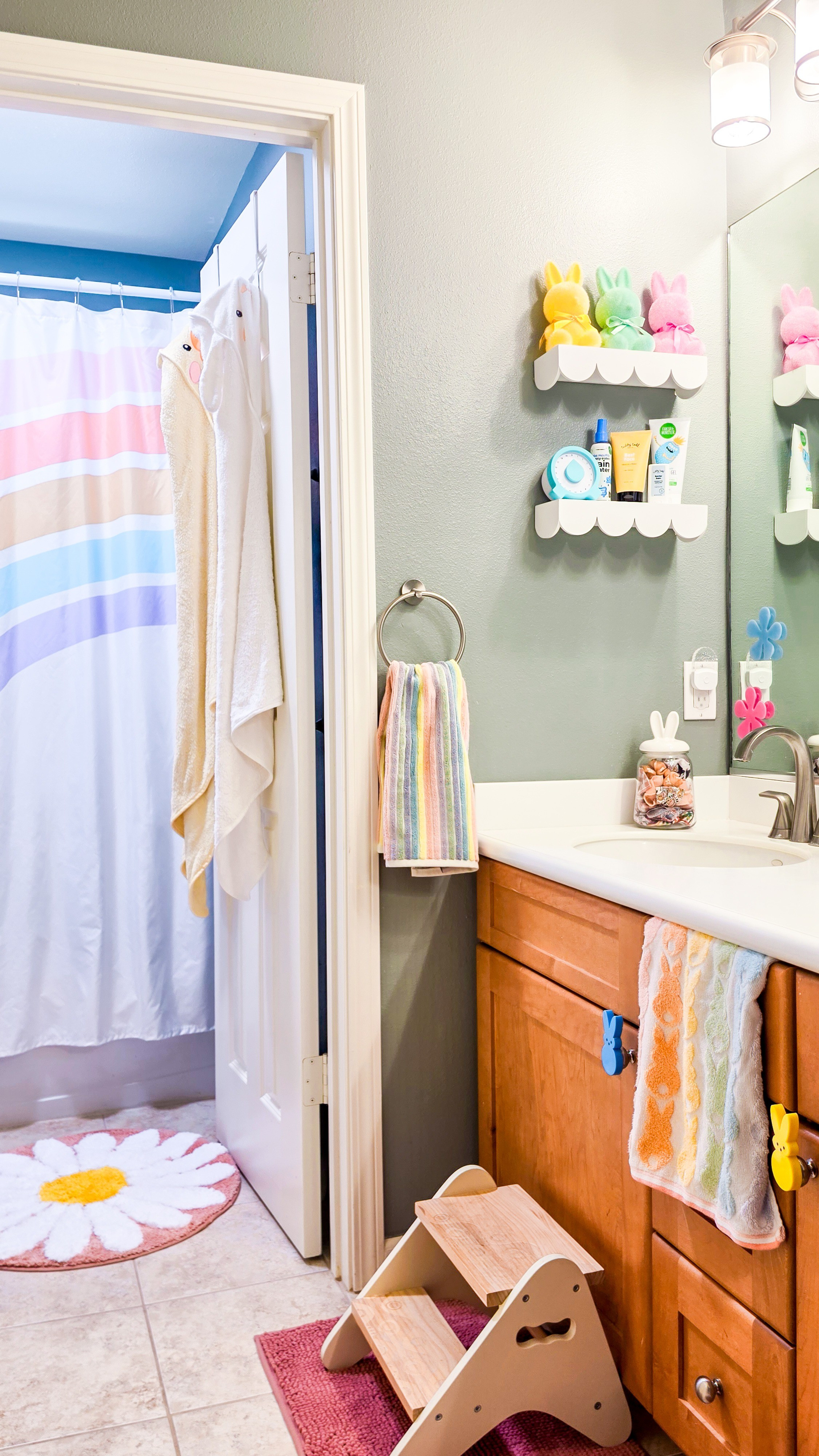 Spring Kid's Bathroom! Adding a little seasonal decor makes bath time more fun! 🐰

#LTKmomlife #LTKKids #LTKSeasonal