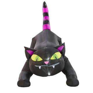 4 ft. Halloween Classics LED Cat H28 | The Home Depot