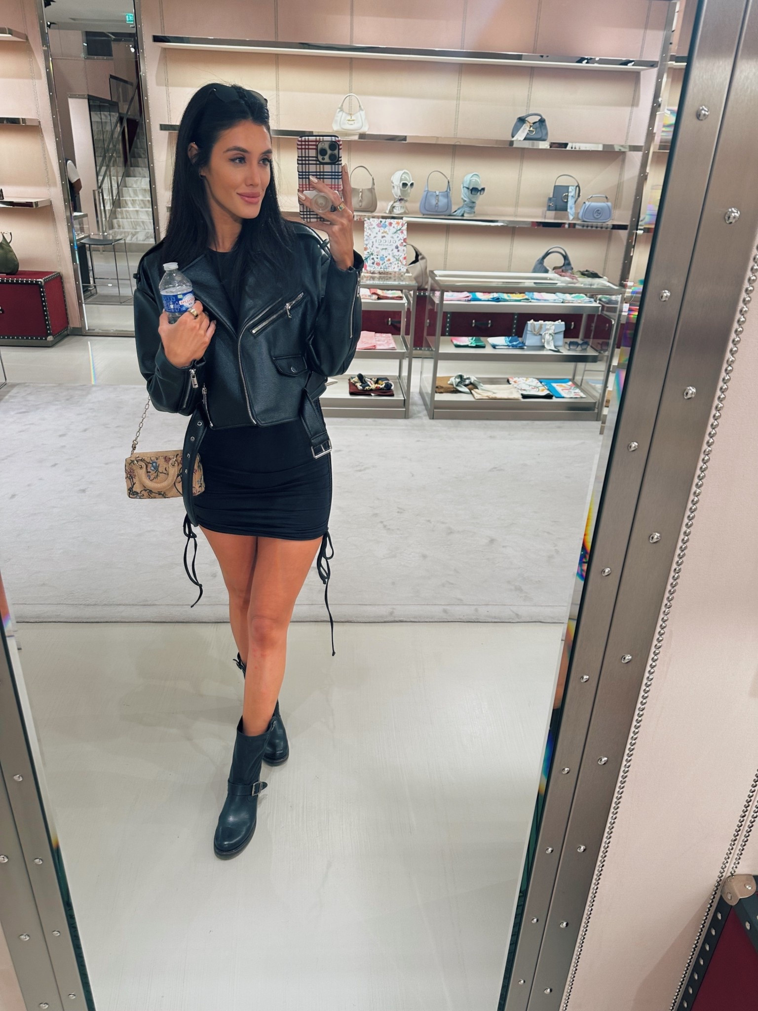 Moto boho outfit

Summer boots, black boots, combat boots, leather boots, flat boots, Paris outfit, Paris dress, Paris style, France outfit, bodycon dress, dark grey dress, black dress, summer dress, black jacket, biker jacket, Moro jacket, fall outfit, minimalist outfit, boho outfit, shopping outfitt

#LTKFindsUnder100 #LTKStyleTip #LTKSummerEdit