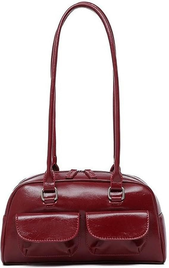 Y2K Shoulder Bag for Women Black Small Purse Brown Purse Trendy Purse Retro Women's Shoulder Hand... | Amazon (US)