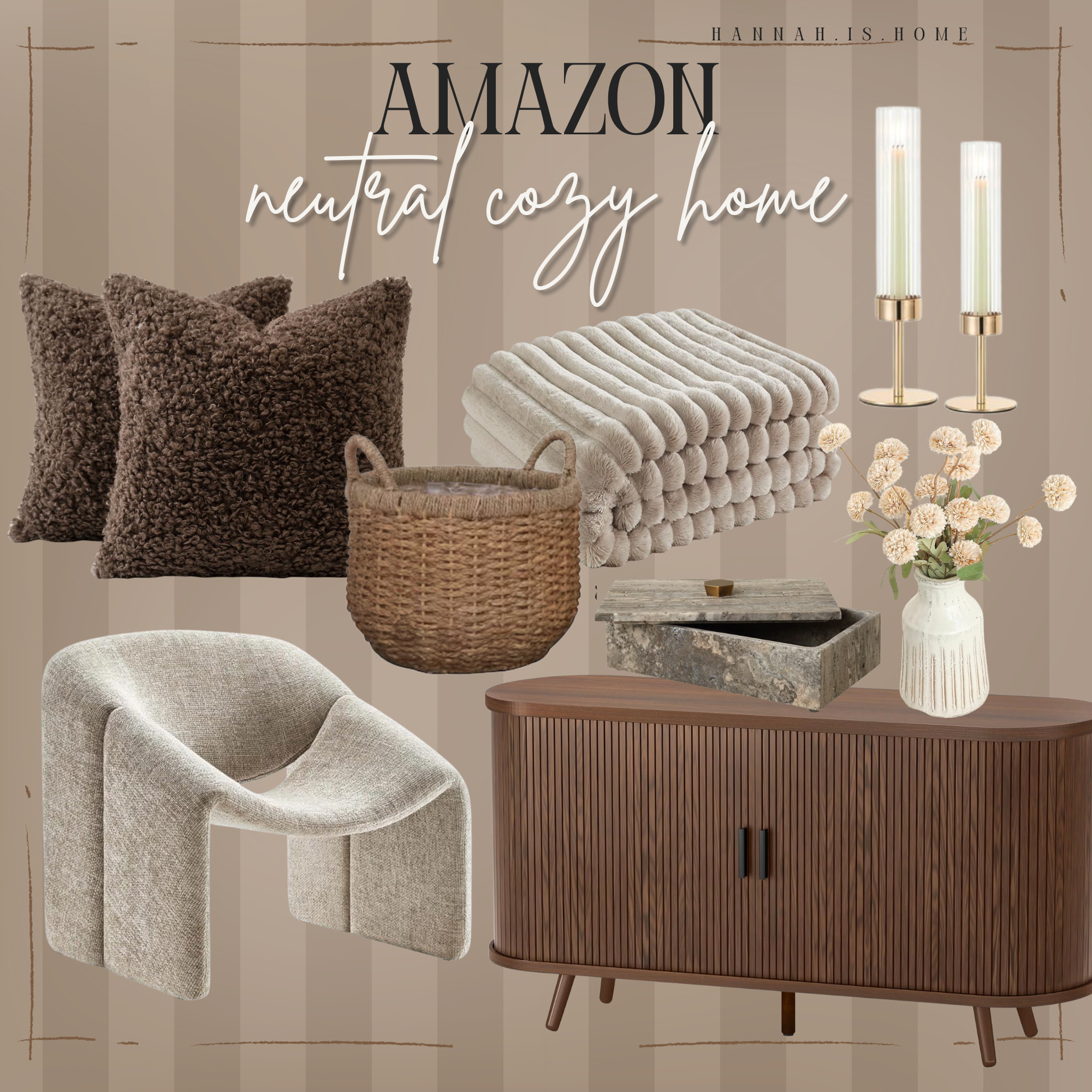 Shop my neutral cozy Amazon home finds linked here! amazon home finds, boucle chair, slippers, cozy blanket, amazon decor, neutral home style, cozy home, affordable home decor, modern living, home accents, amazon favorites, interior styling 

 #LTKHome #LTKSaleAlert #LTKStyleTip