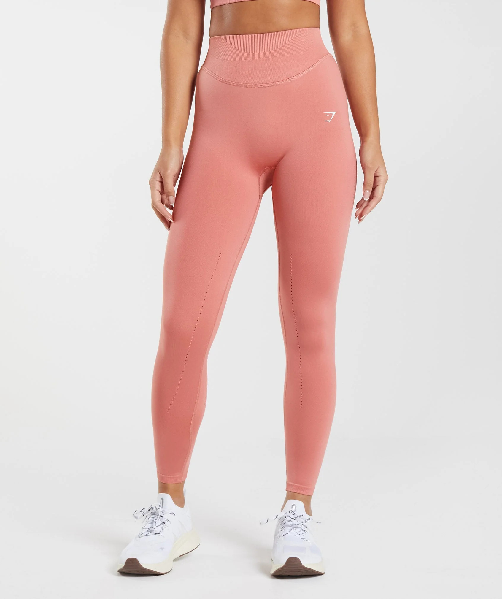 Gymshark Sweat Seamless Leggings - Terracotta Pink | Gymshark US