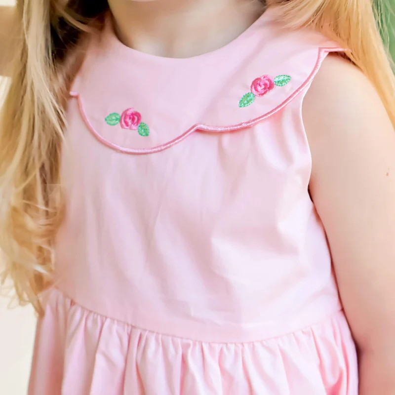 Simply Spring Flowers Pink Lena Dress | Classic Whimsy