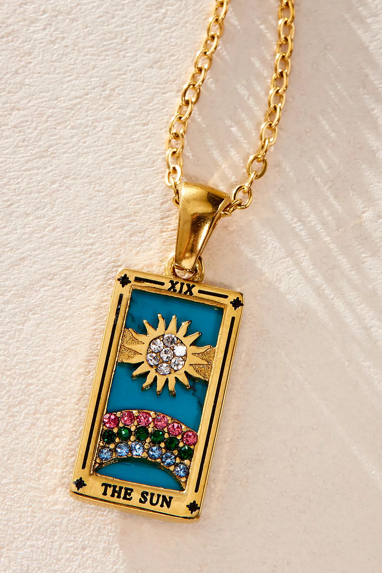 By Nubyen Solar 18k Gold Plated Pendant Necklace | Free People (Global - UK&FR Excluded)