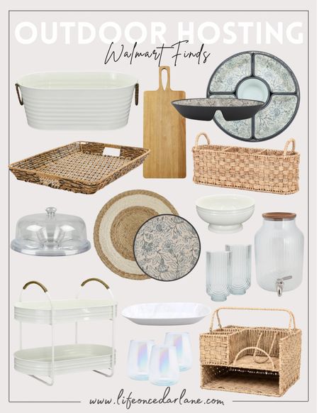 Outdoor Hosting- check out our fave and affordable finds from
Walmart!!! So many pretty finds for an upcoming party!

#outdoorliving #outdoorentertaining



#LTKsalealert #LTKhome #LTKfindsunder50