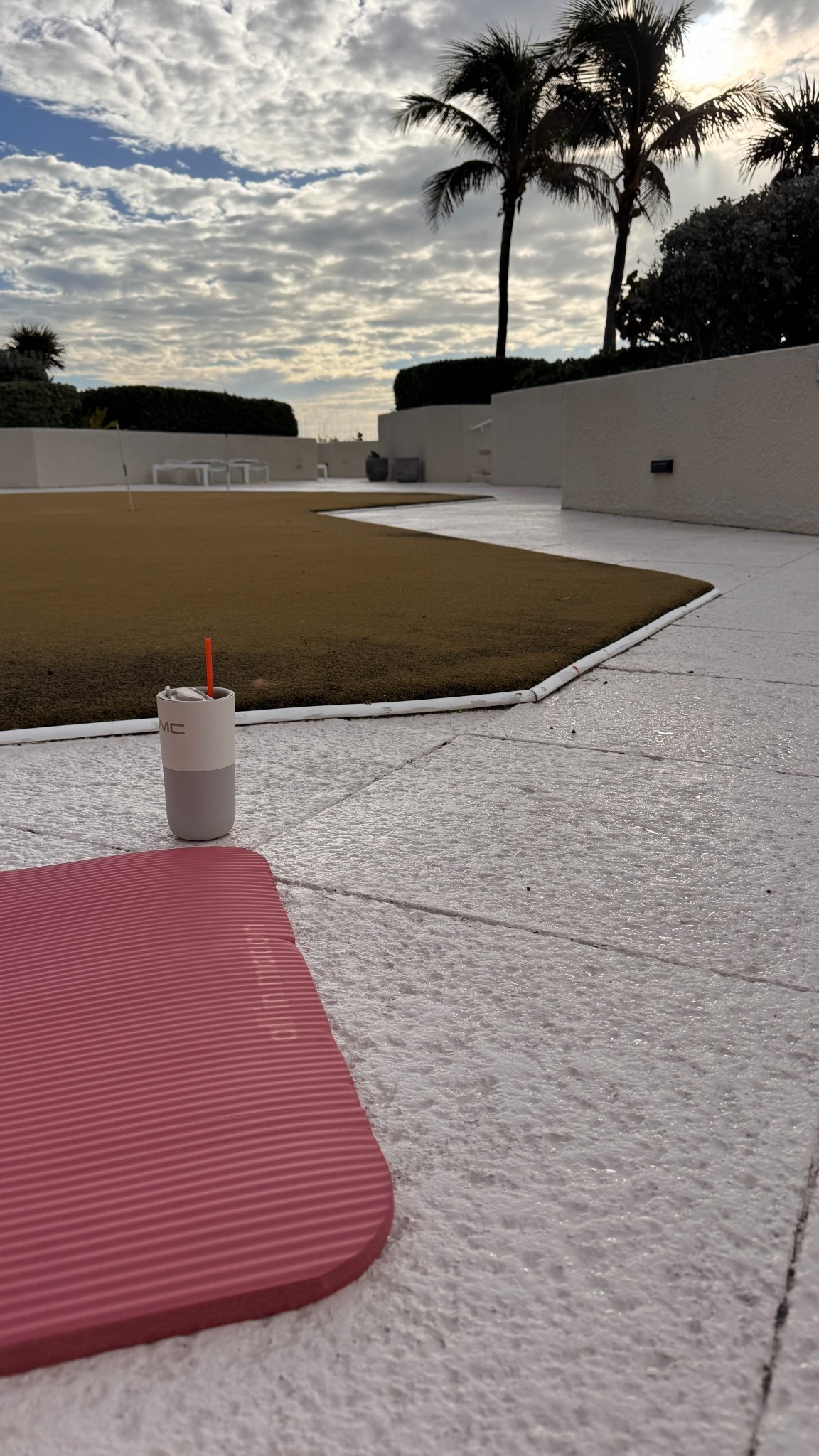 I’ve sworn by this “fitness” mat since 2020! Just purchased my third. My first was blue and got so beat up after 3/4 years, my second was purple and didn’t make it in the move from NYC to FL! Onto the third, coral, as of 2026. It’s the best for yoga at home with a half inch of cushion. I save proper yoga mats for classes!  

#LTKfitnessgoals #LTKActive #LTKHome